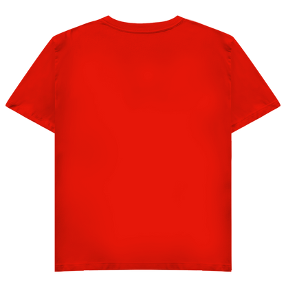 Damen Basic V-Neck T-Shirt Herz Love