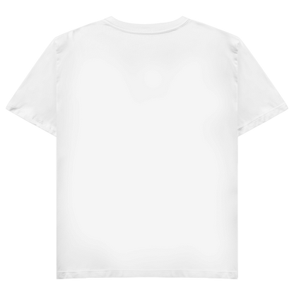 Damen Basic V-Neck T-Shirt Herz Love