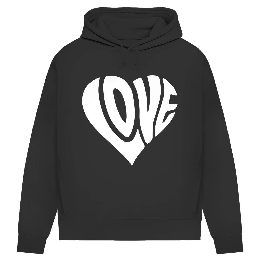 Damen Premium Bio Hoodie Herz Love