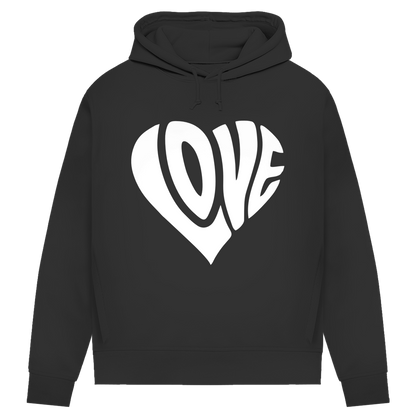 Damen Premium Bio Hoodie Herz Love