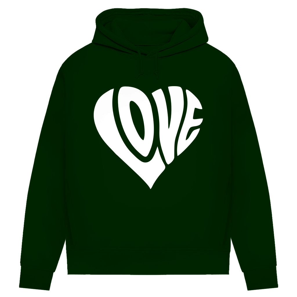 Damen Premium Bio Hoodie Herz Love