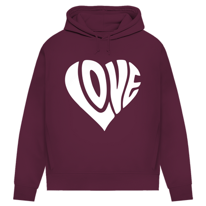 Damen Premium Bio Hoodie Herz Love