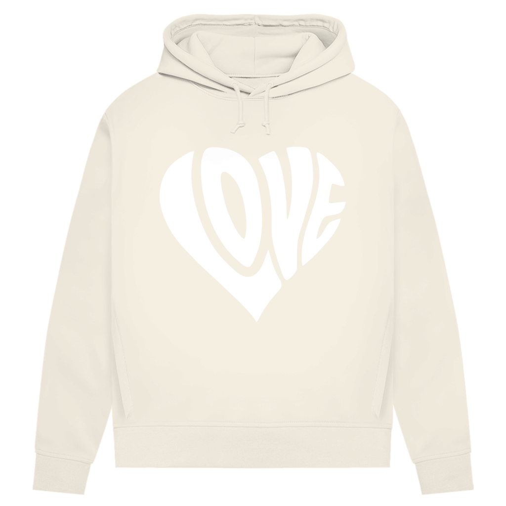 Damen Premium Bio Hoodie Herz Love