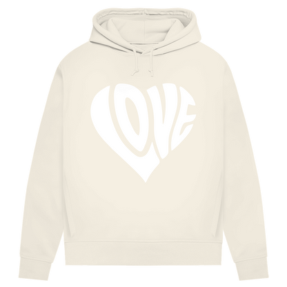 Damen Premium Bio Hoodie Herz Love