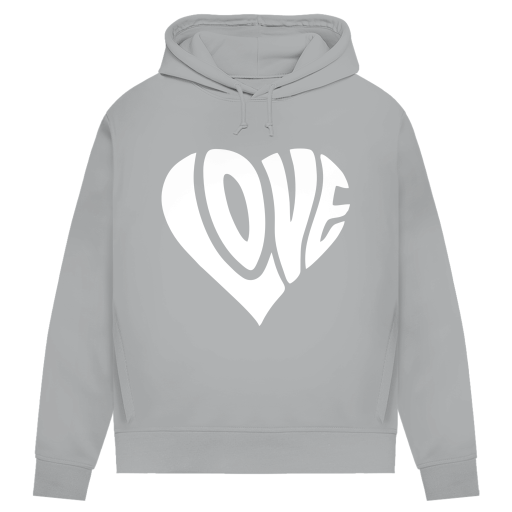 Damen Premium Bio Hoodie Herz Love