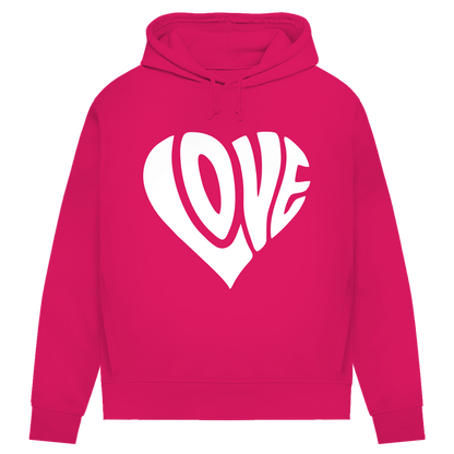 Damen Premium Bio Hoodie Herz Love