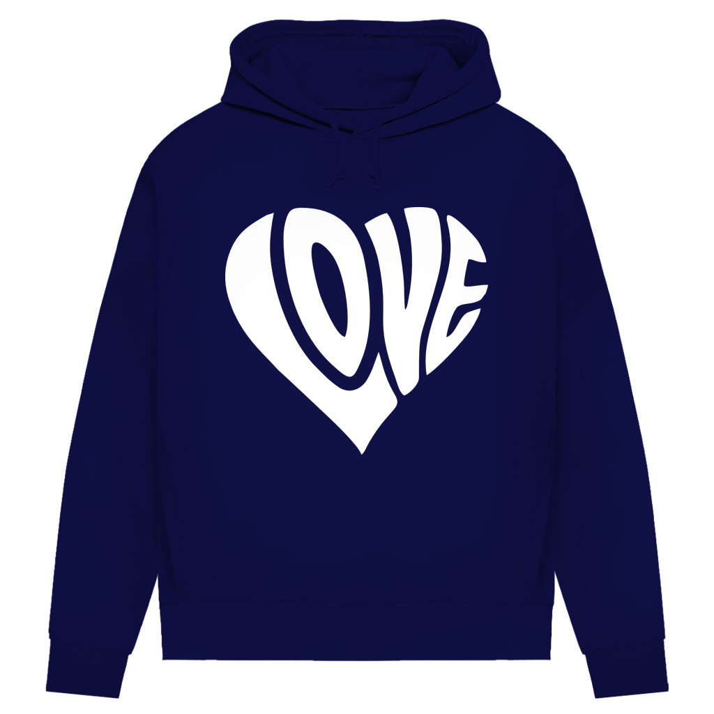 Damen Premium Bio Hoodie Herz Love