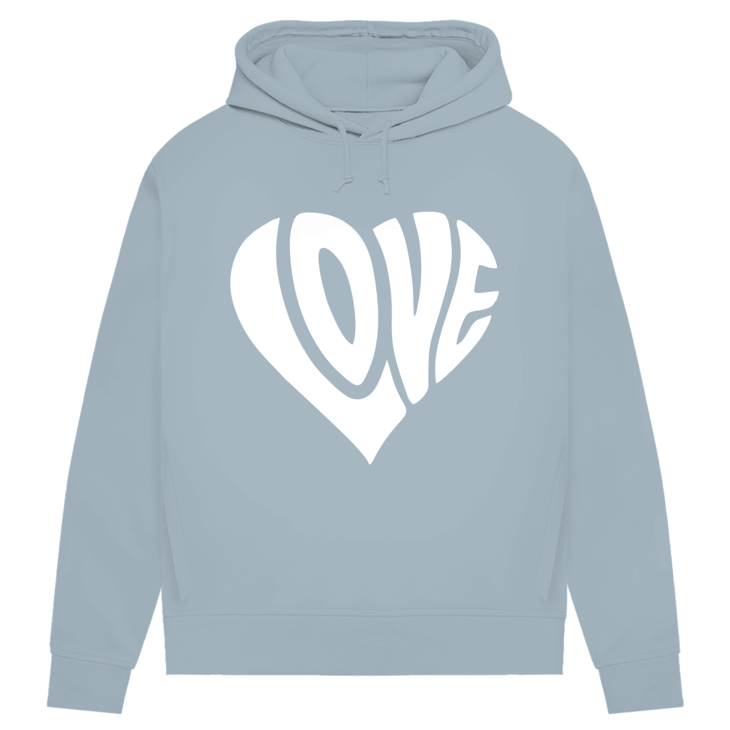 Damen Premium Bio Hoodie Herz Love