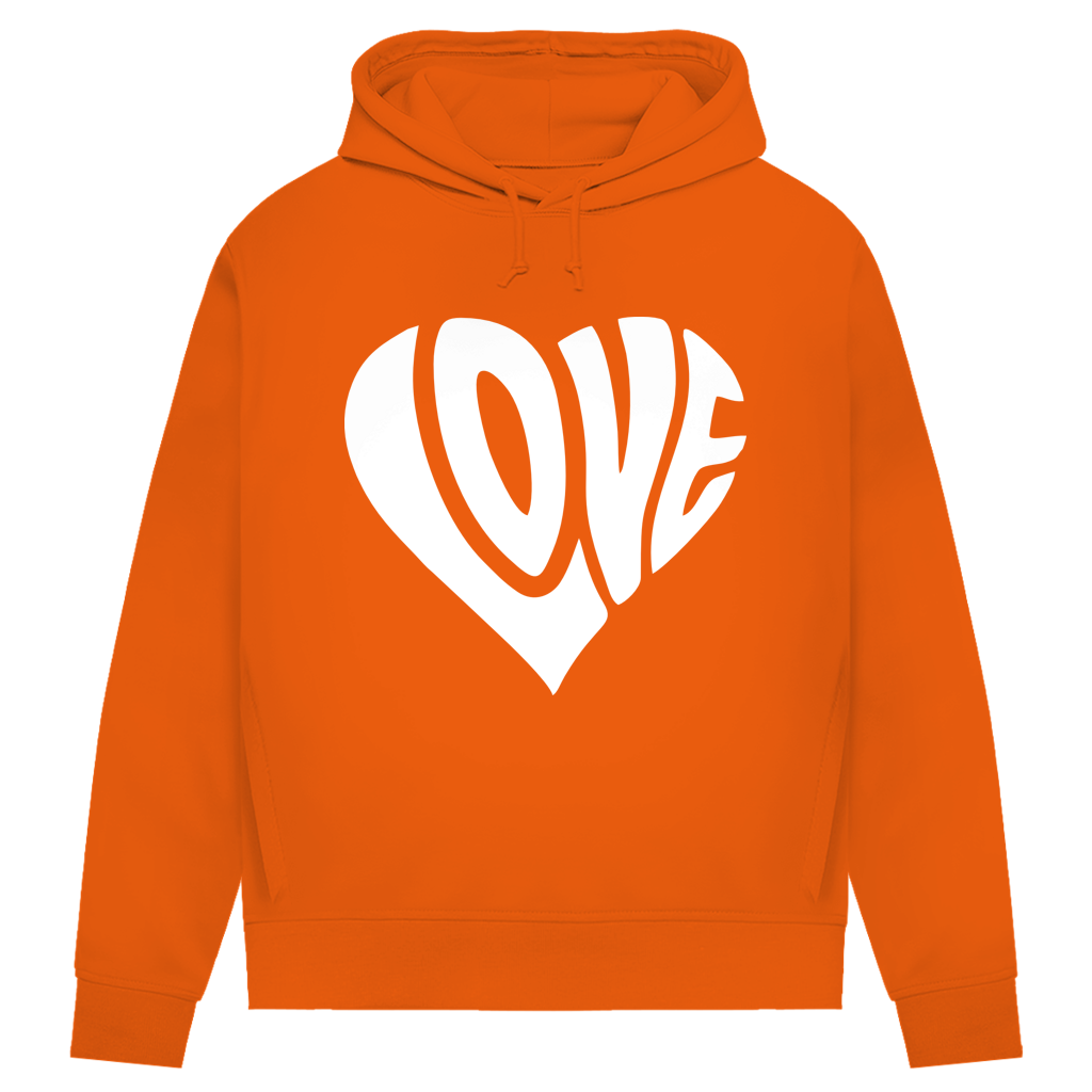 Damen Premium Bio Hoodie Herz Love
