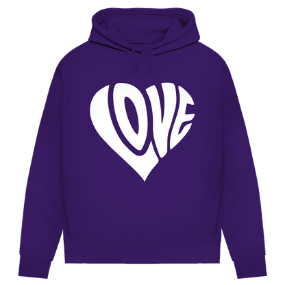 Damen Premium Bio Hoodie Herz Love