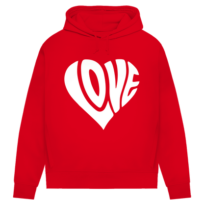 Damen Premium Bio Hoodie Herz Love