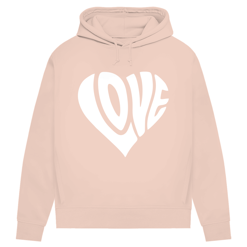 Damen Premium Bio Hoodie Herz Love