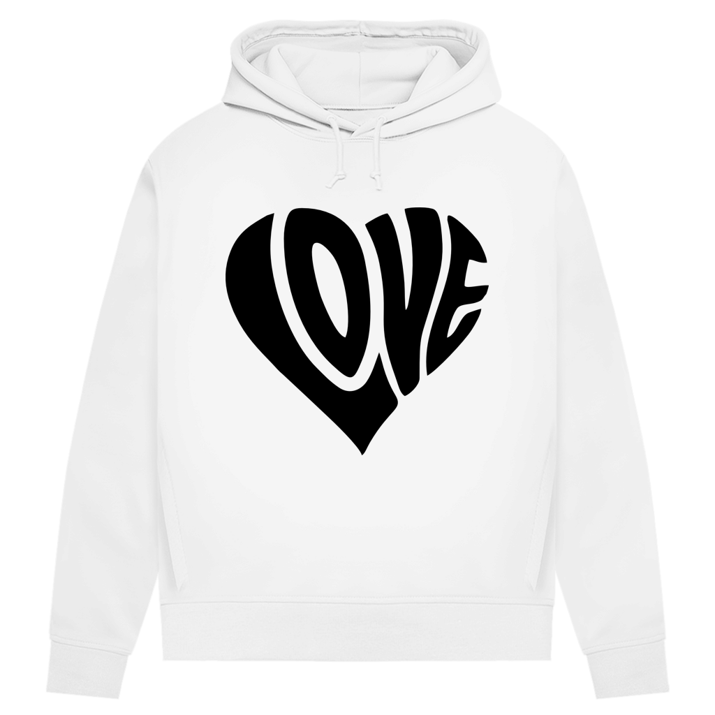 Damen Premium Bio Hoodie Herz Love
