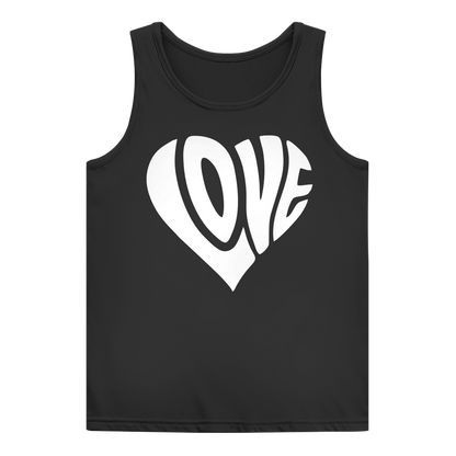 Damen Basic Tank Top Herz Love