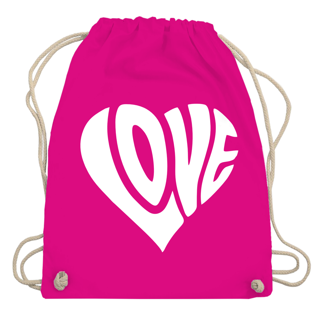 Turnbeutel Herz Love