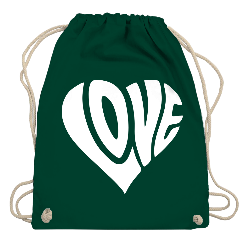 Turnbeutel Herz Love