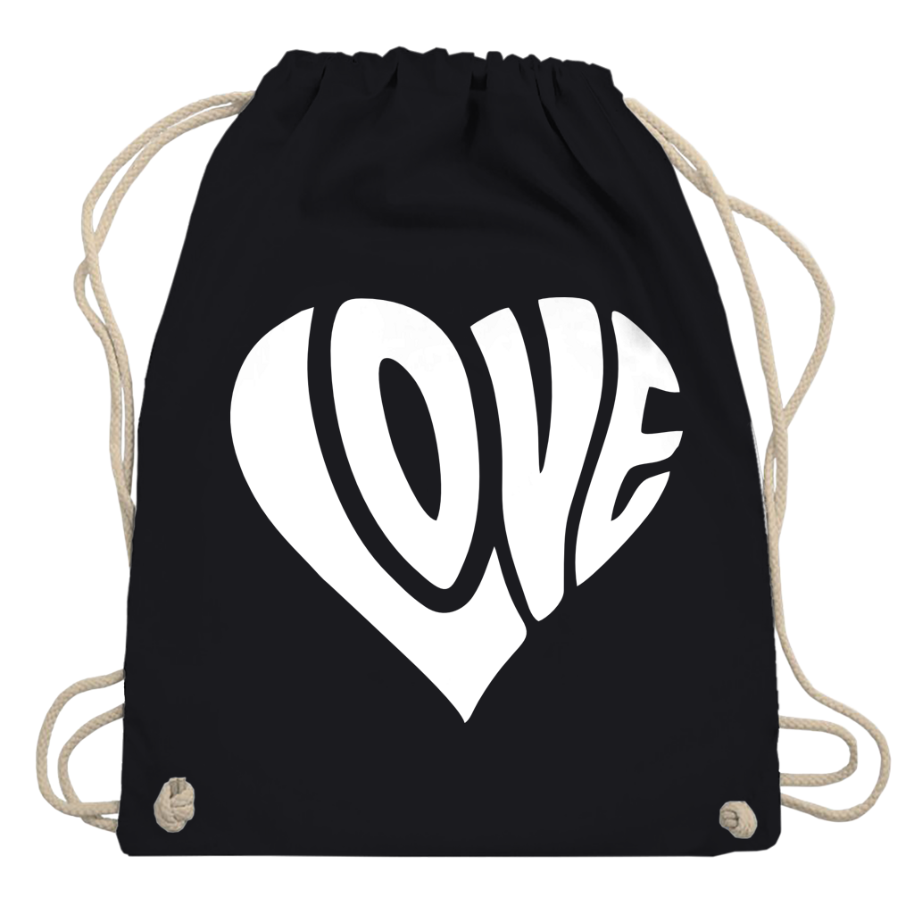 Turnbeutel Herz Love