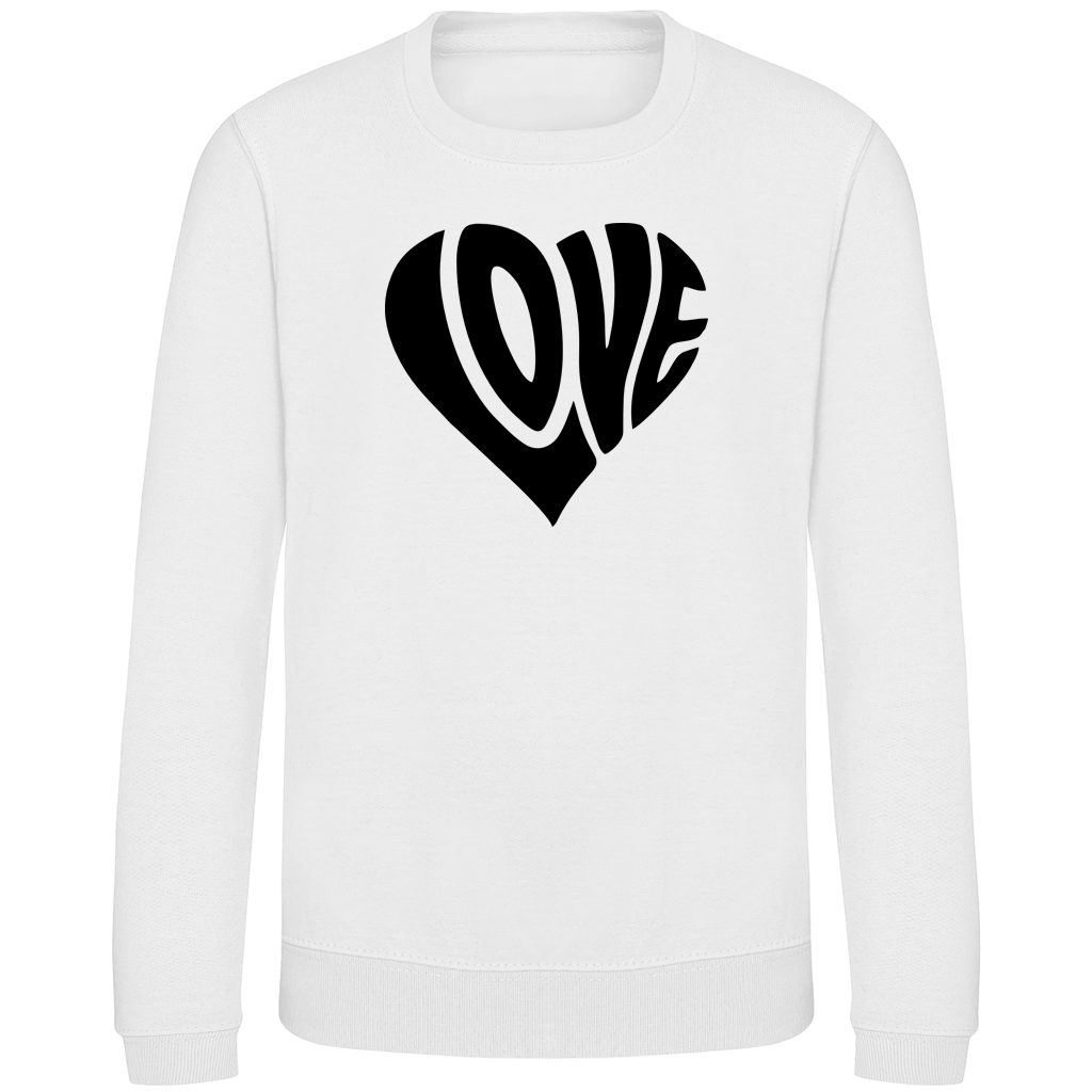 Sweater Mini Crew "Herz Love"