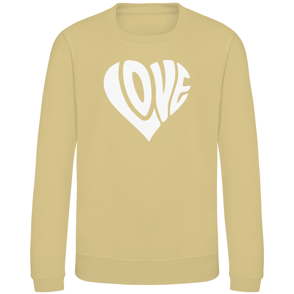Sweater Mini Crew "Herz Love"