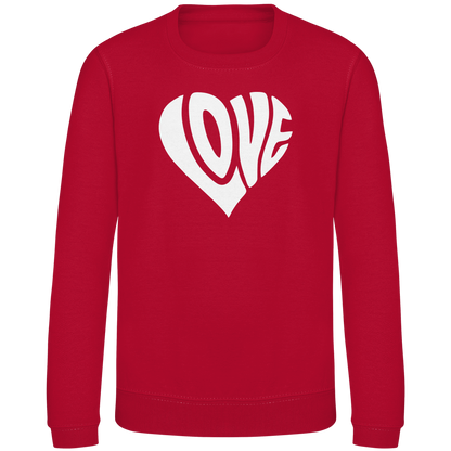 Sweater Mini Crew "Herz Love"
