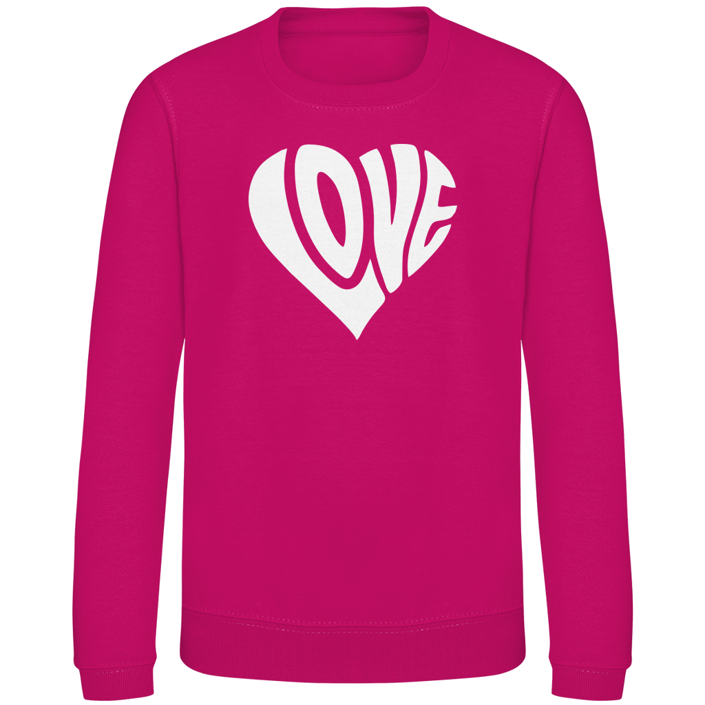 Sweater Mini Crew "Herz Love"