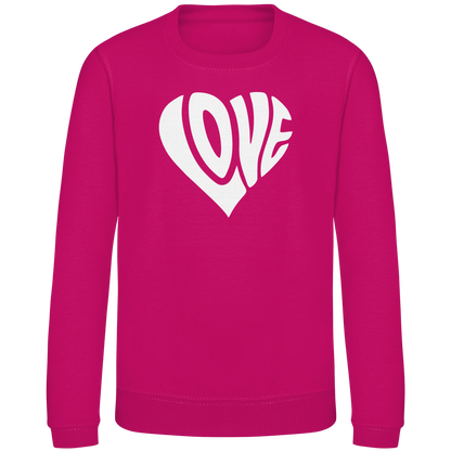 Sweater Mini Crew "Herz Love"
