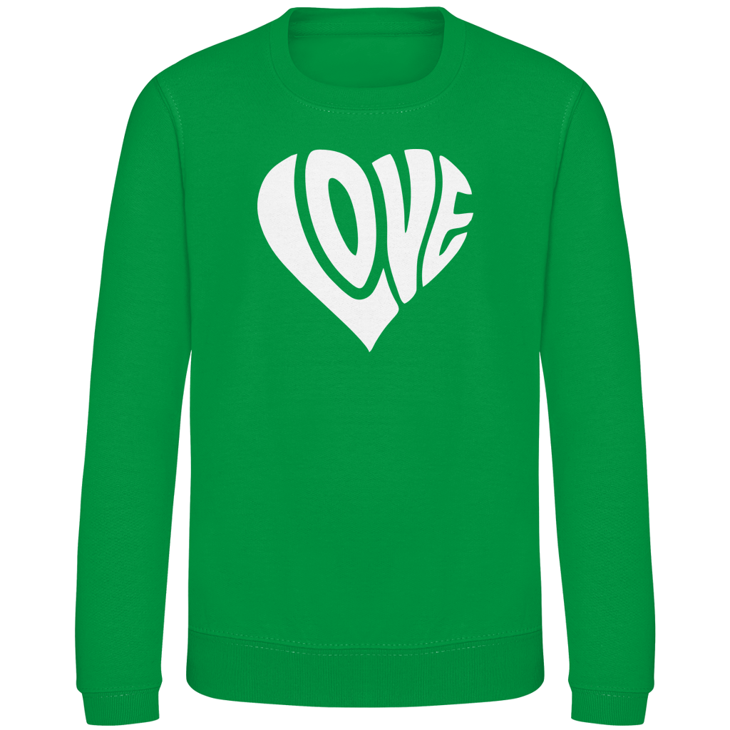 Sweater Mini Crew "Herz Love"