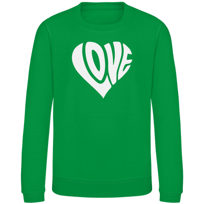 Sweater Mini Crew "Herz Love"