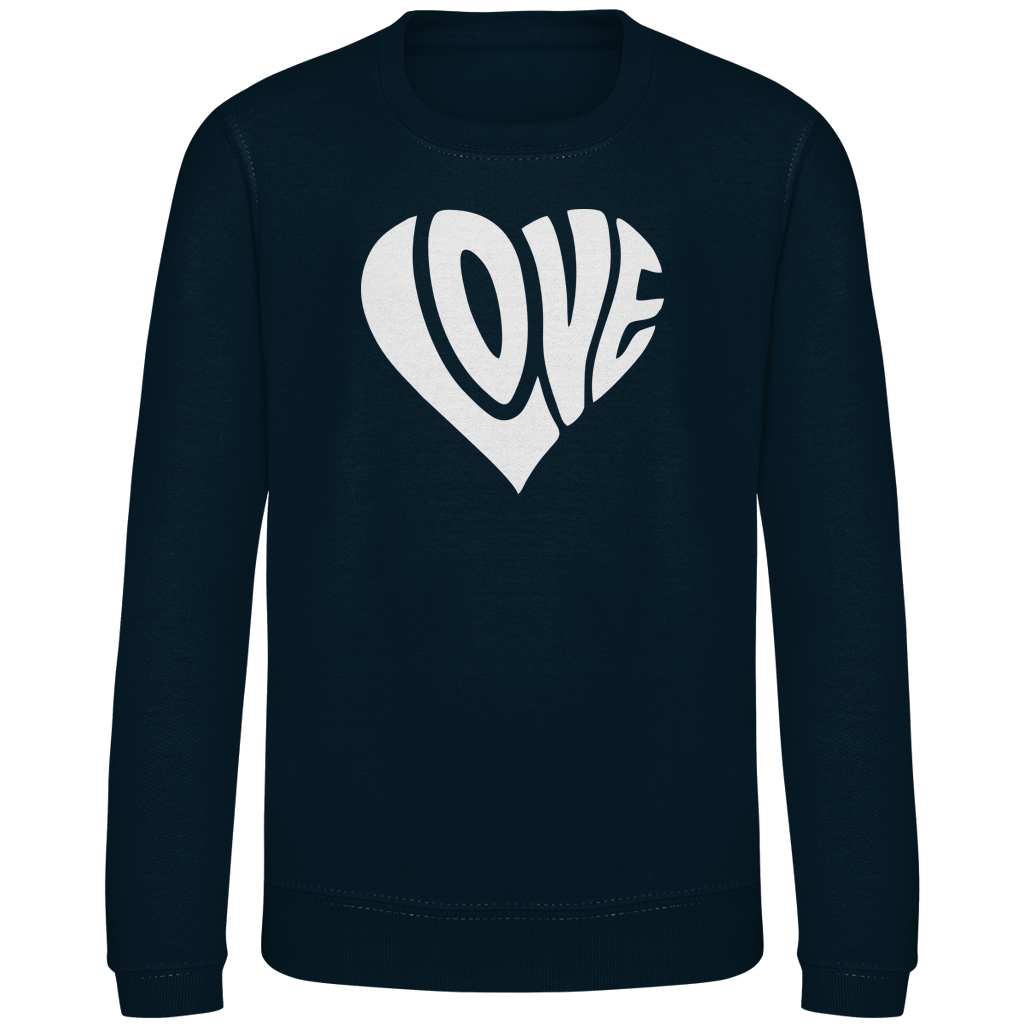 Sweater Mini Crew "Herz Love"