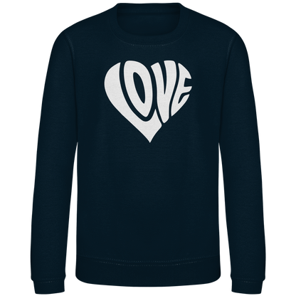 Sweater Mini Crew "Herz Love"