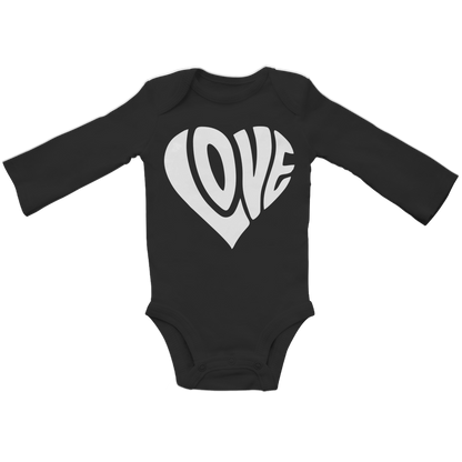 Baby Bio Bodysuite Langarm Herz Love
