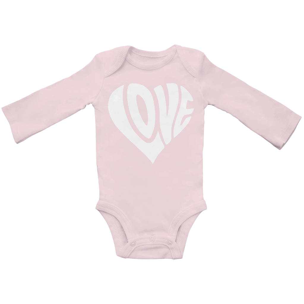 Baby Bio Bodysuite Langarm Herz Love