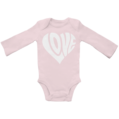 Baby Bio Bodysuite Langarm Herz Love