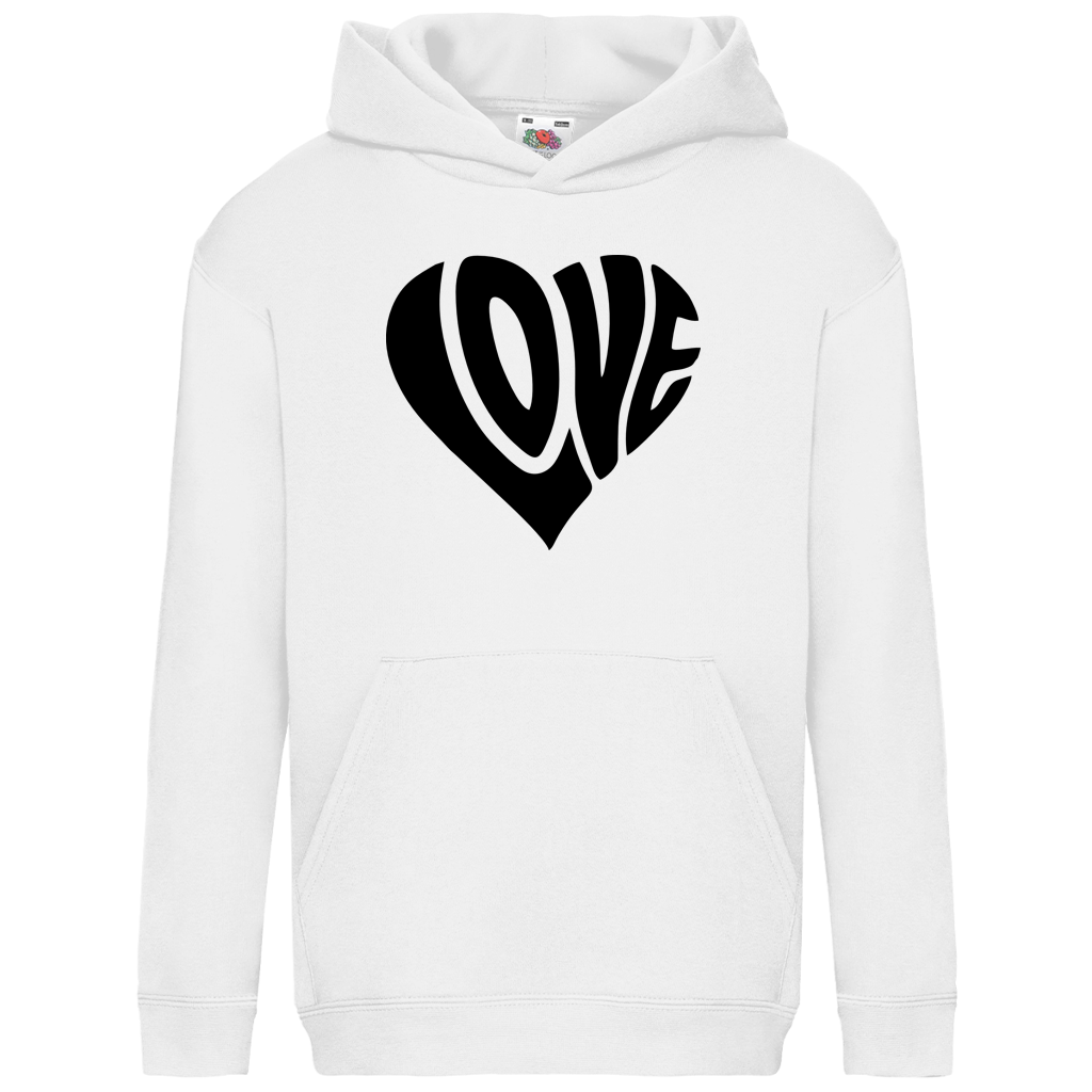 Kids Hoddie WALLABY "Herz mit Schriftzug Love"