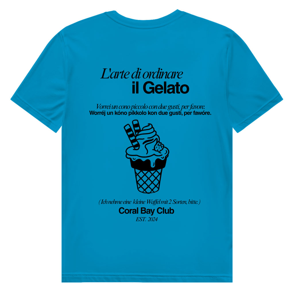 Herren Premium Bio T-Shirt Badge  Gelato