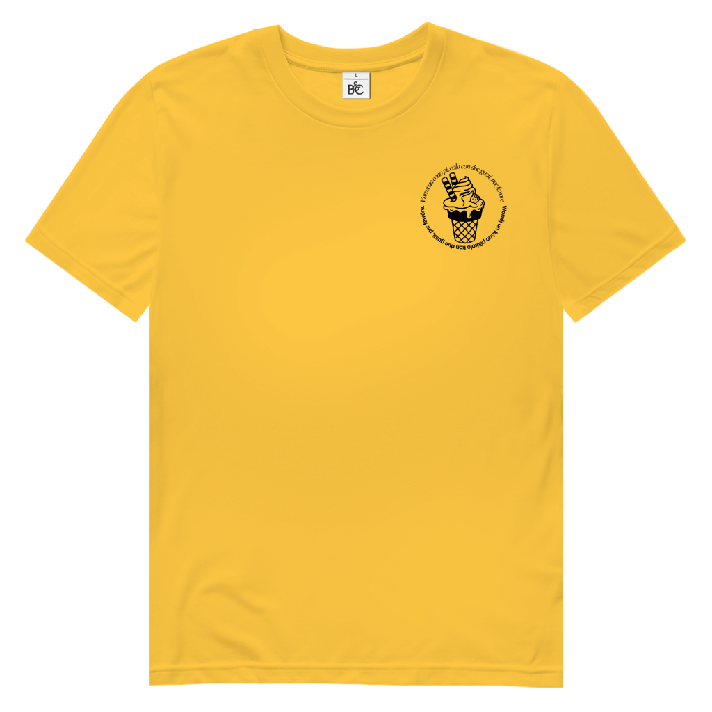 Herren Premium Bio T-Shirt Badge  Gelato