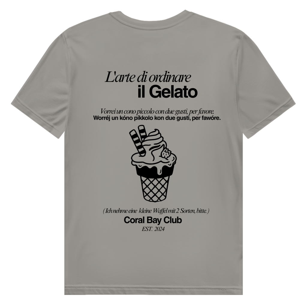 Herren Premium Bio T-Shirt Badge  Gelato