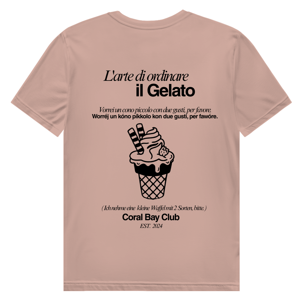 Herren Premium Bio T-Shirt Badge  Gelato