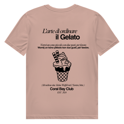 Herren Premium Bio T-Shirt Badge  Gelato