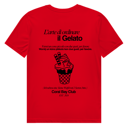 Herren Premium Bio T-Shirt Badge  Gelato