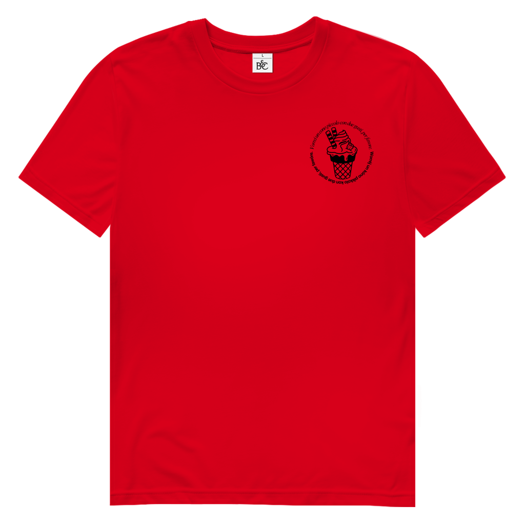 Herren Premium Bio T-Shirt Badge  Gelato