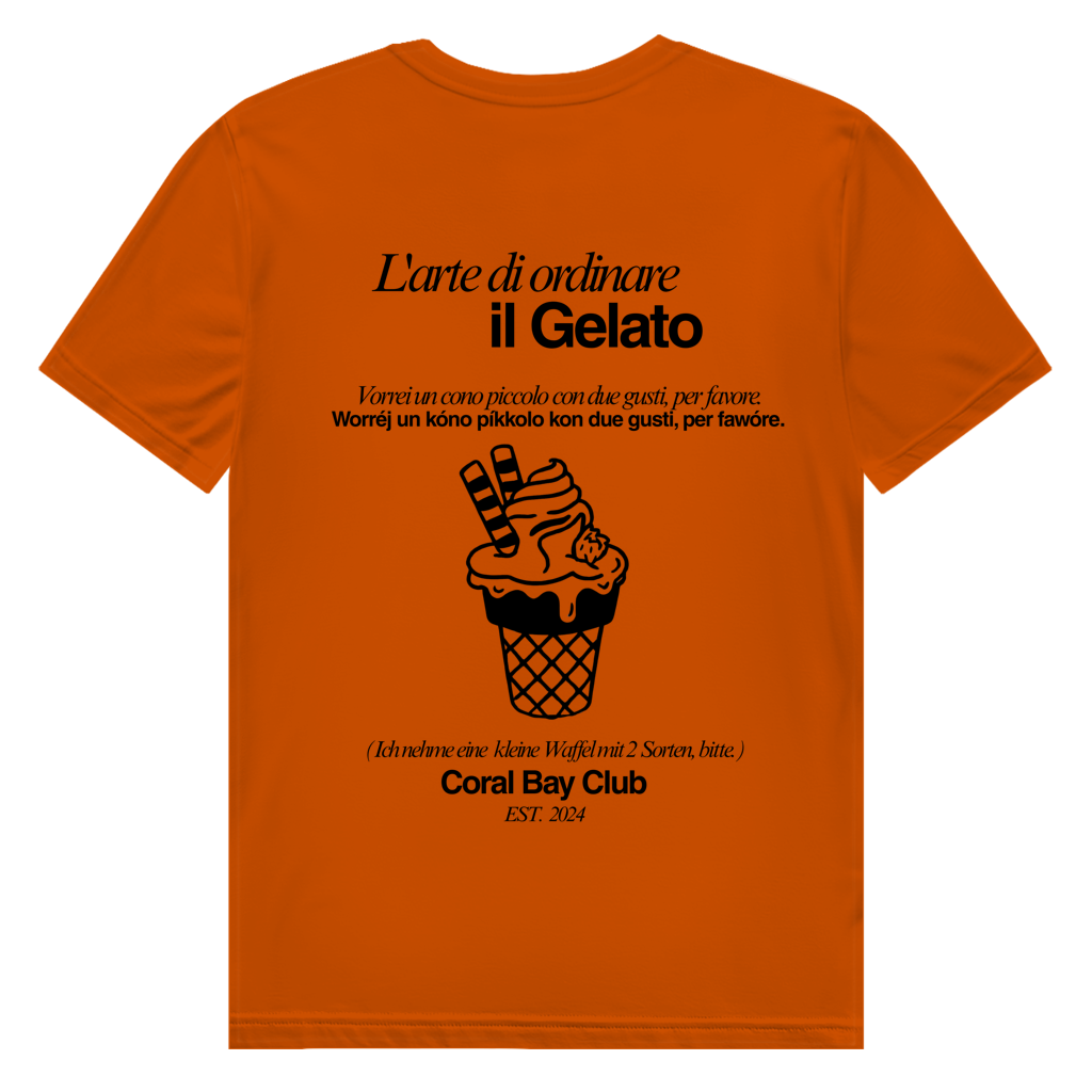 Herren Premium Bio T-Shirt Badge  Gelato