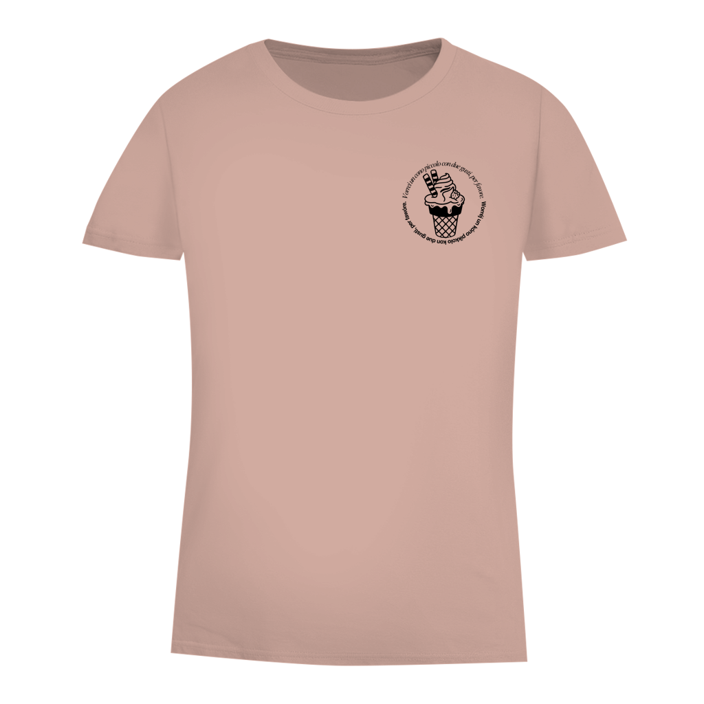 Damen Premium Bio T-Shirt Badge  Gelato