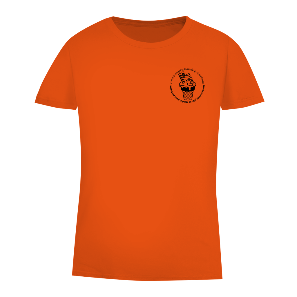 Damen Premium Bio T-Shirt Badge  Gelato