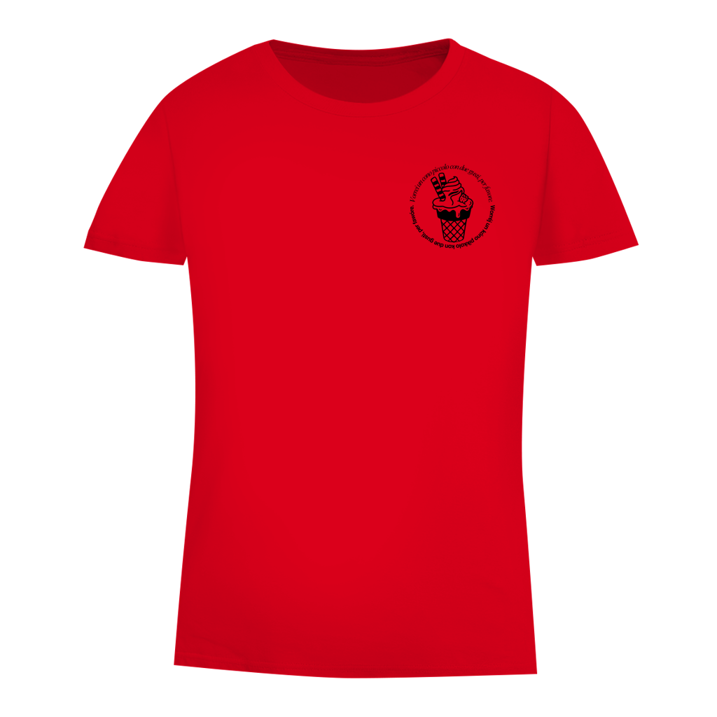 Damen Premium Bio T-Shirt Badge  Gelato