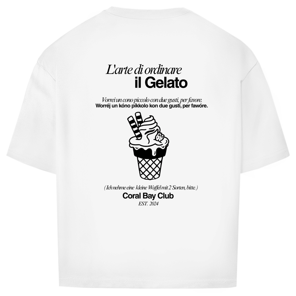 Oversize T-Shirt Badge  Gelato