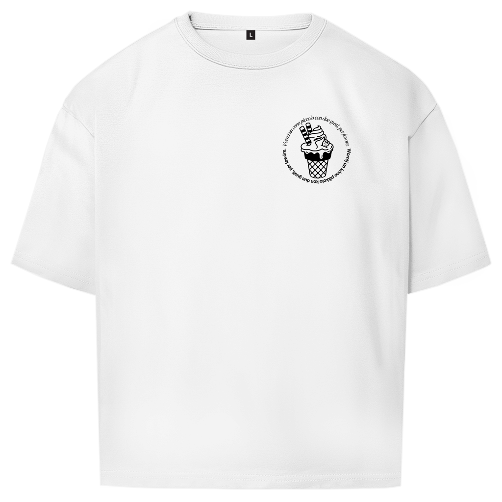 Oversize T-Shirt Badge  Gelato