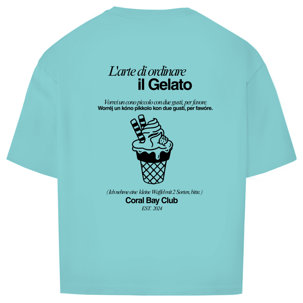 Oversize T-Shirt Badge  Gelato