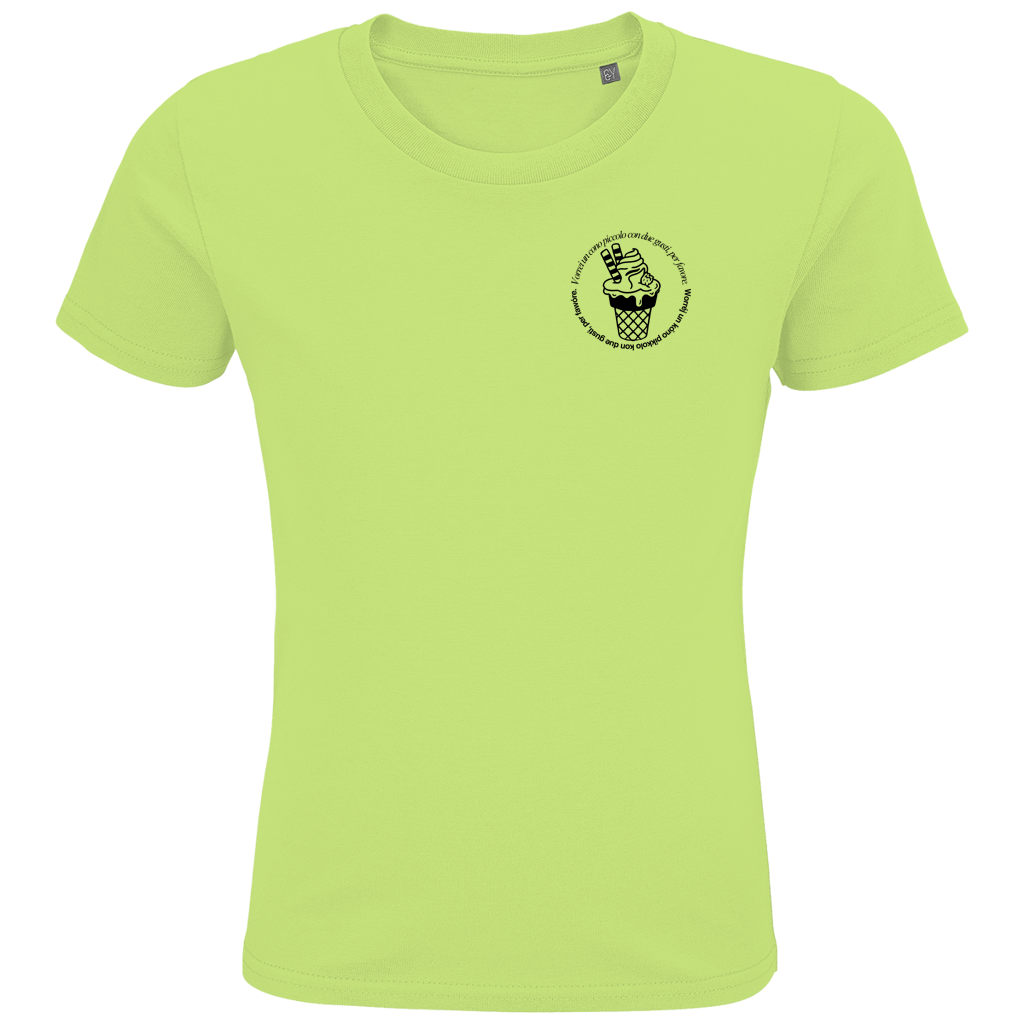 Kids Premium Bio T-Shirt Badge  Gelato