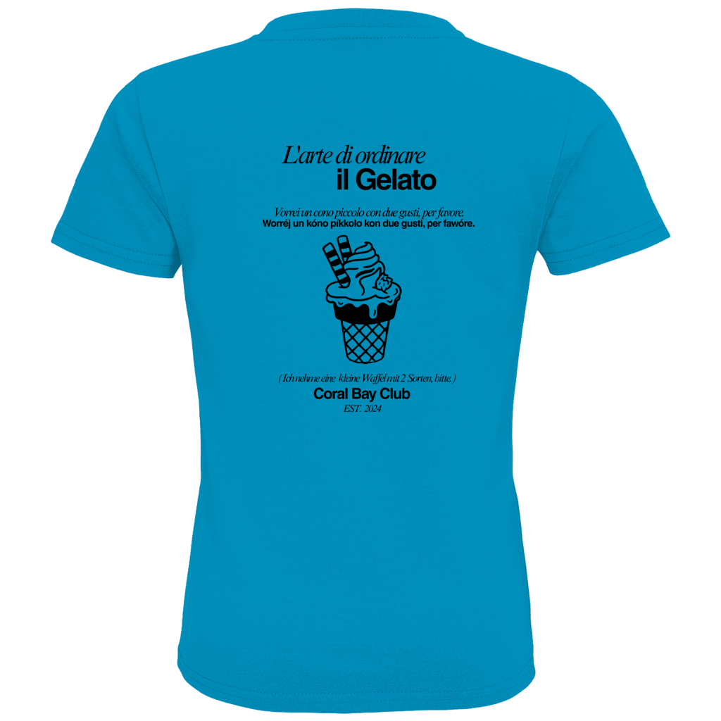 Kids Premium Bio T-Shirt Badge  Gelato